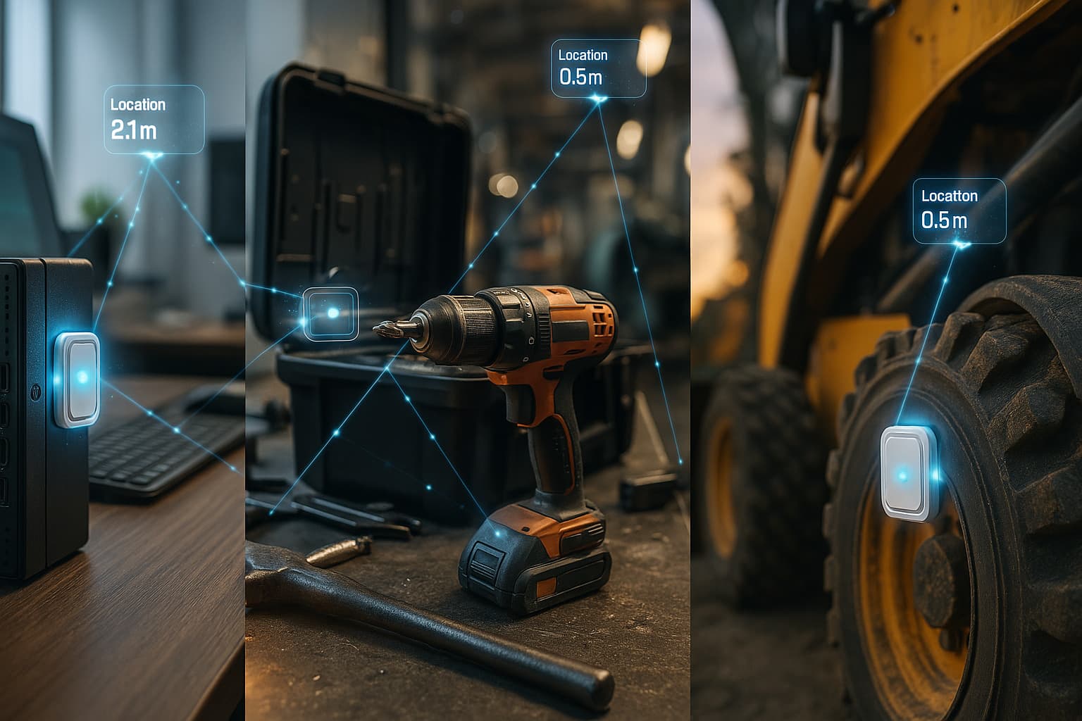 BLE Asset Tags for Indoor and Outdoor Tracking